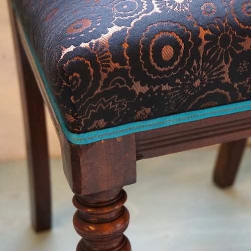 Upholstered victorian chair